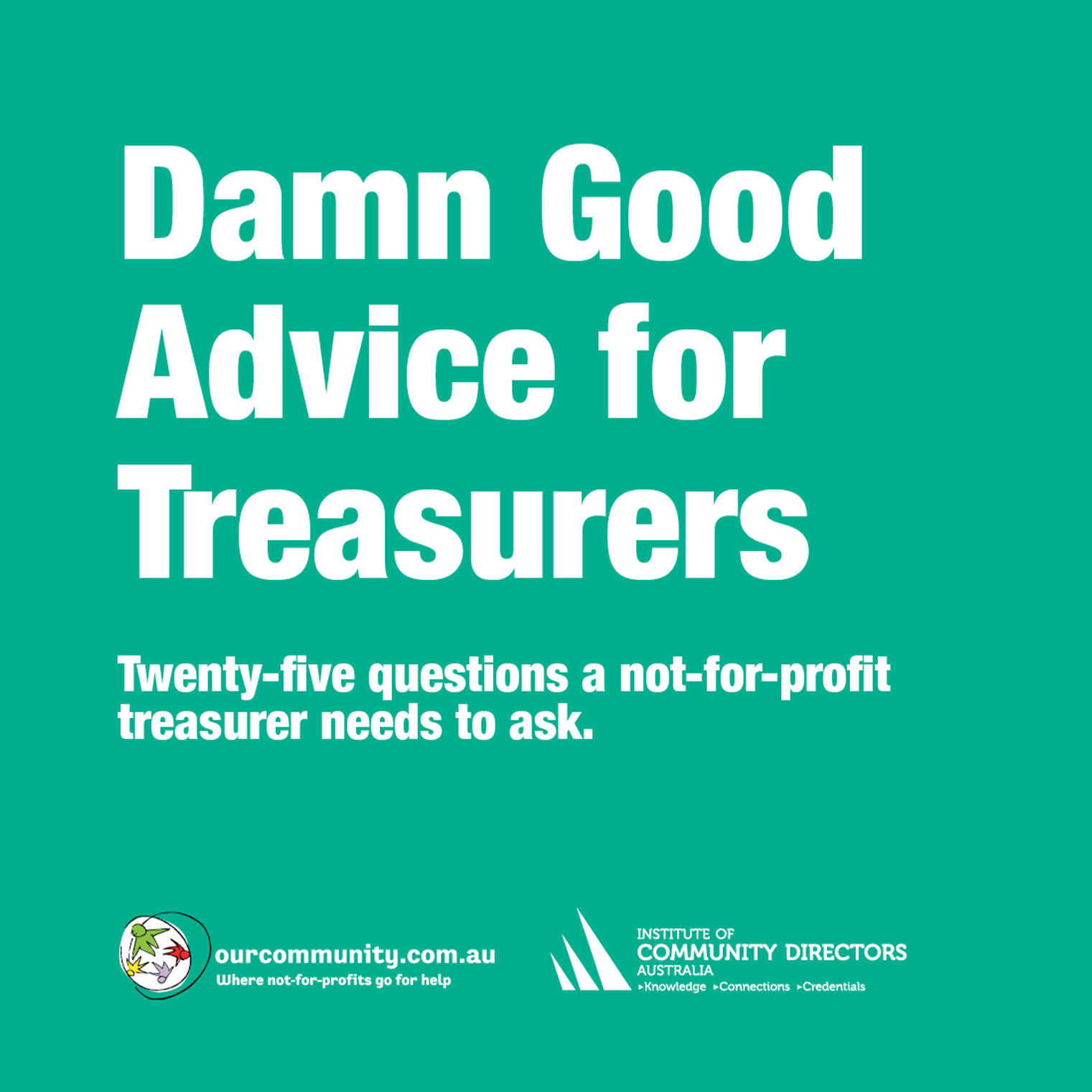 Damn Good Advice for Treasurers