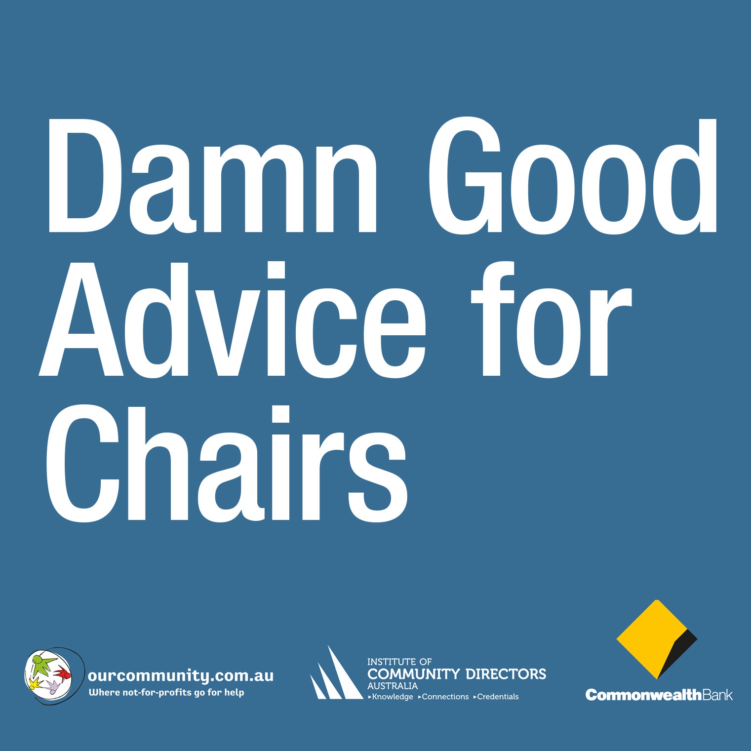 Damn Good Advice for Chairs