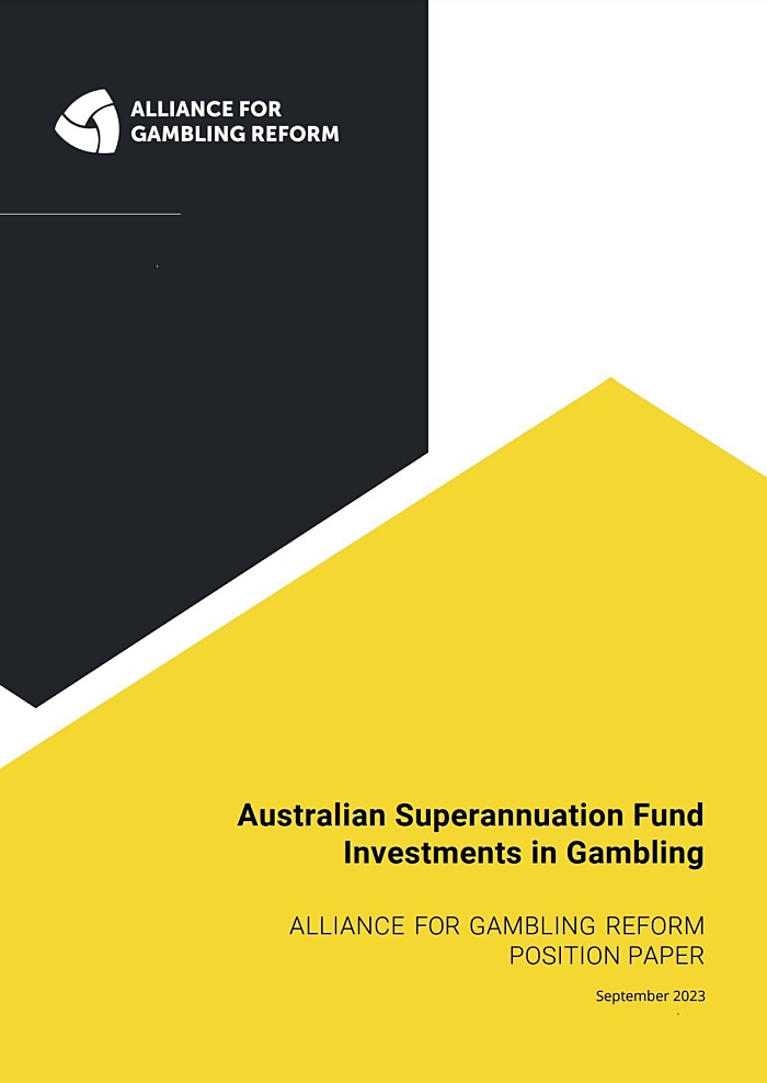 Gambling super report cover